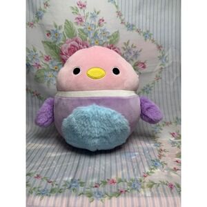 Squishmallow Lilibet the Pastel Duck Plush 9" Pink Purple‎